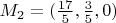 $M_2 = (\frac {17}{5},\frac {3} {5}, 0)$