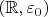 $({\mathbb R}, \varepsilon_0)$ $({\mathbb R}, \varepsilon_0)$