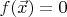 $f(\vec{x})=0$