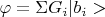 $\varphi=\Sigma G_i|b_i>$