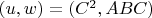 $(u,w)=(C^2,ABC)$