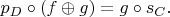 $p_D\circ(f\oplus g)=g\circ s_C.$
