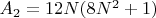 $A_2=12N(8N^2+1)$