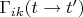 $\Gamma_{ik}(t \to t')$