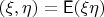 $(\xi, \eta)=\mathsf E(\xi\eta)$