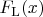 $ F_{\rm L}(x)$