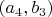 $(a_4,b_3)$