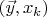 $(\vec{y},x_k)$