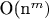 O(n^m)