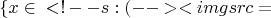 $ \{x \in {\mathbbC} <!-- s:( --><img src=\
