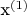 x^{(1)} x^{(1)}