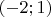 $(-2;1)$