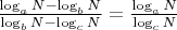 $\frac {\log_a N - \log_b N}{\log_b N - \log_c N}=\frac{\log_a N}{\log_c N} $