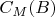$C_{M}(B)$