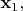 $\bold{x}_1,$