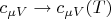 $c_{\mu V}\rightarrow c_{\mu V}(T)$