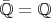 $\bar{\mathbb{Q}}=\mathbb{Q}$