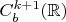 $C_b^{k+1}(\mathbb{R})$