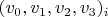 $(v_{0}, v_{1}, v_{2}, v_{3})_i$