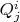 $Q^{i}_{j}$