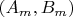 $(A_m, B_m)$