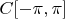 $C[-\pi, \pi]$