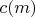 $c(m)$