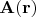 $ \mathbf{A}(\mathbf{r})$