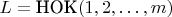 $ L = \text{НОК}(1, 2, \ldots, m) $ $ L = \text{НОК}(1, 2, \ldots, m) $