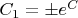 $C_1=\pm e^C$