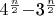 $4^{\frac{n}{2}}-$3^{\frac{n}{2}}$