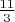 $\frac{11}{3}$